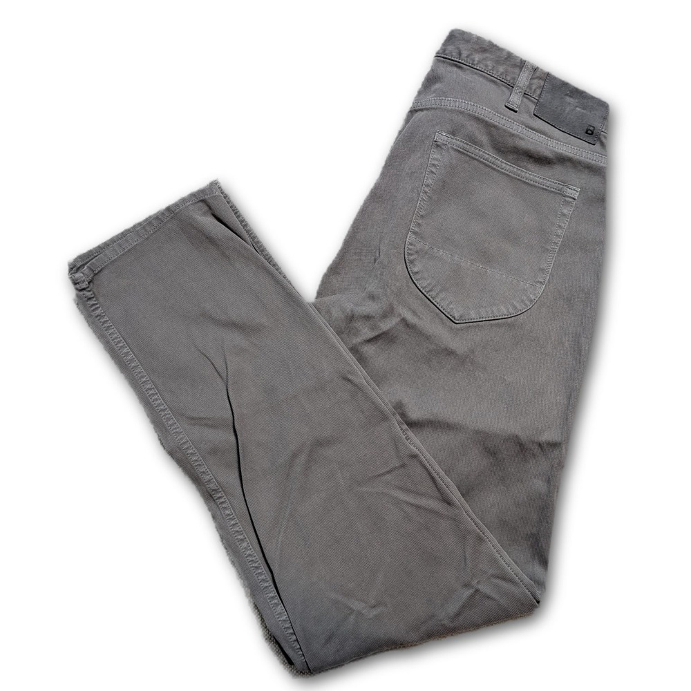 BONOBOS Mens Pants 19177-BLU98 Gray 33x32 Athletic Fit Canvas Woven Chinos